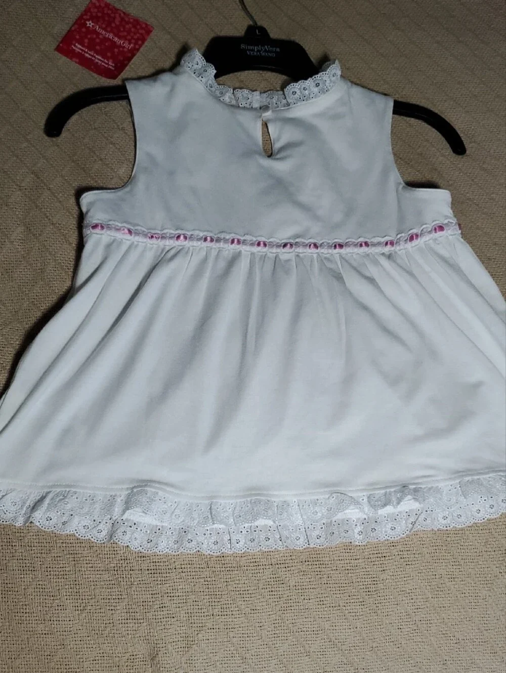 American Girl sleeveless white